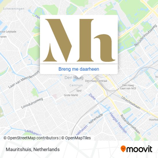 Mauritshuis kaart