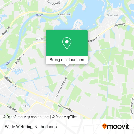 Wijde Wetering kaart