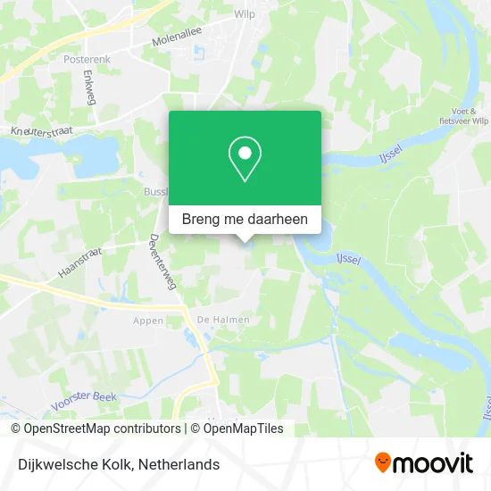 Dijkwelsche Kolk kaart