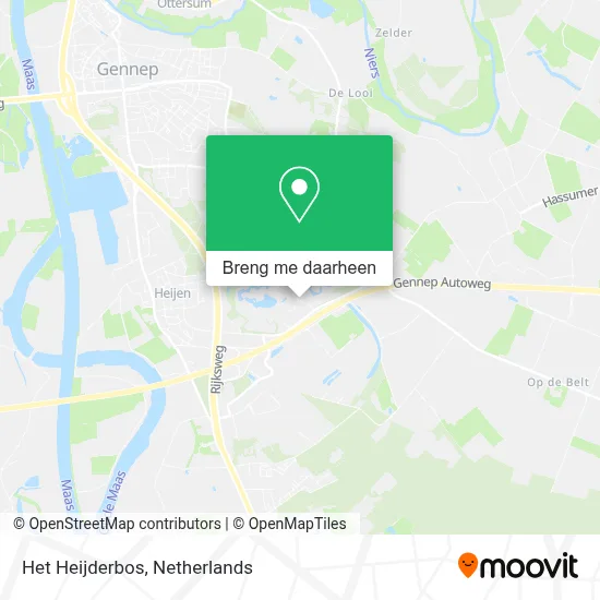 Het Heijderbos kaart