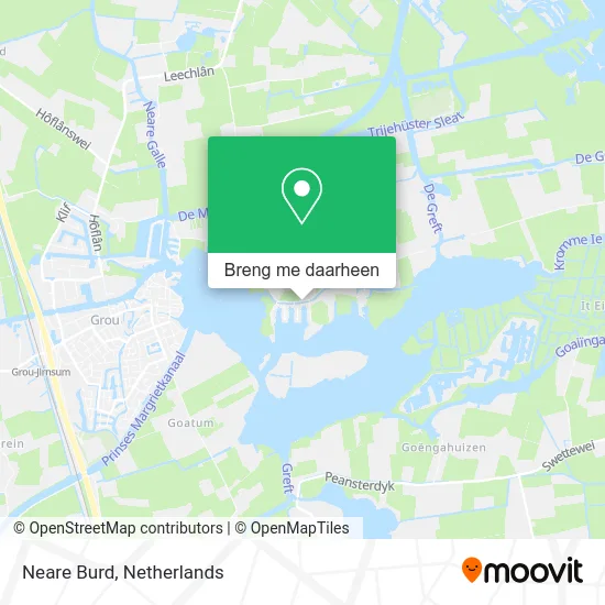 Neare Burd kaart
