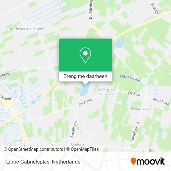 Libbe Gabriëlsplas kaart