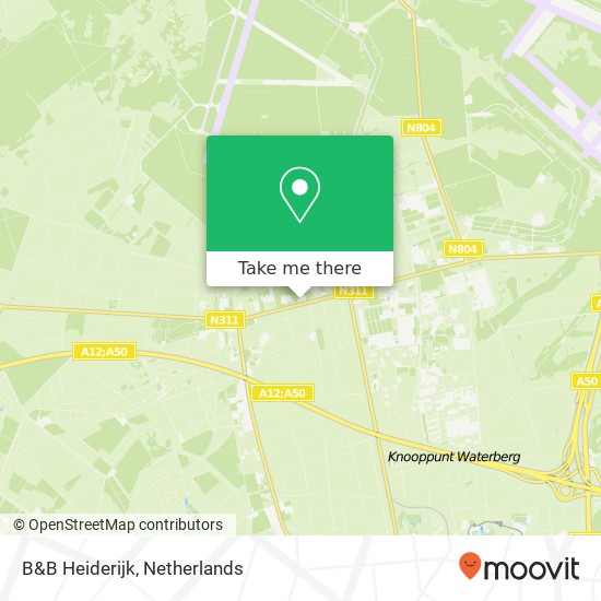 B&B Heiderijk, Koningsweg 23C kaart