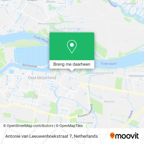 Antonie van Leeuwenhoekstraat 7 kaart