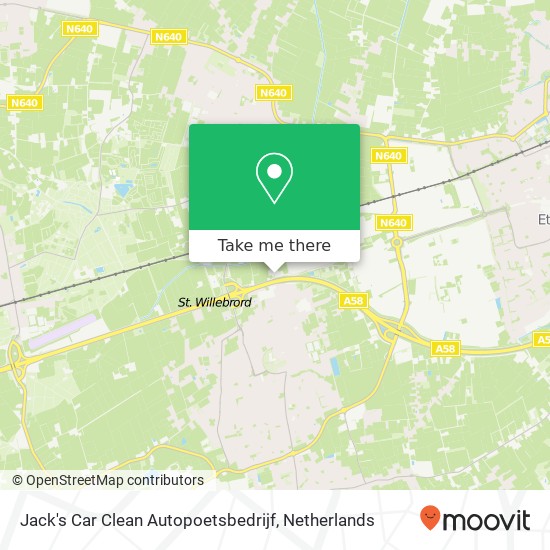 Jack's Car Clean Autopoetsbedrijf, De Heul 89 kaart