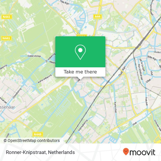 Ronner-Knipstraat, Ronner-Knipstraat, 2331 Leiden, Nederland kaart