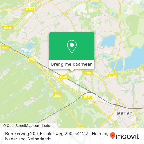 Breukerweg 200, Breukerweg 200, 6412 ZL Heerlen, Nederland kaart
