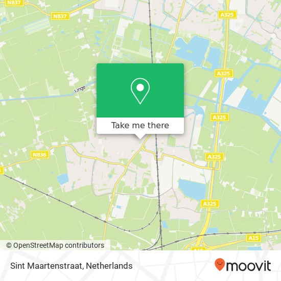 Sint Maartenstraat, Sint Maartenstraat, 6661 Elst, Nederland kaart