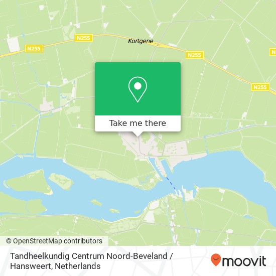 Tandheelkundig Centrum Noord-Beveland / Hansweert, Hoofdstraat 77 kaart