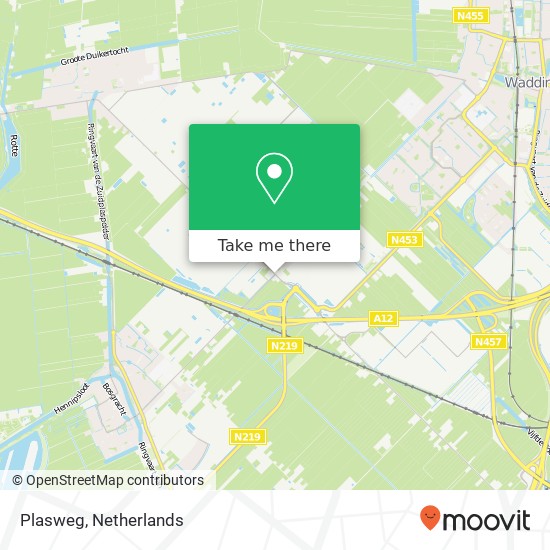 Plasweg, 2761 Zevenhuizen kaart