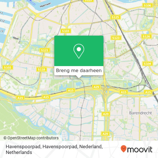 Havenspoorpad, Havenspoorpad, Nederland kaart