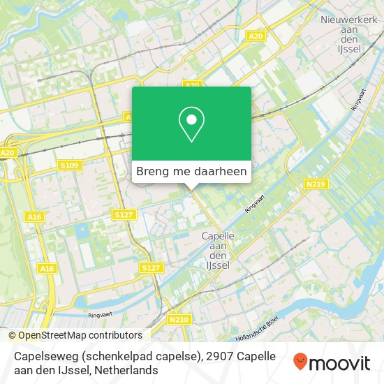Capelseweg (schenkelpad capelse), 2907 Capelle aan den IJssel kaart