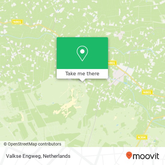 Valkse Engweg, 6733 BH Wekerom kaart