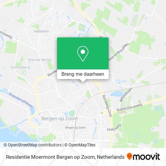 Residentie Moermont Bergen op Zoom kaart
