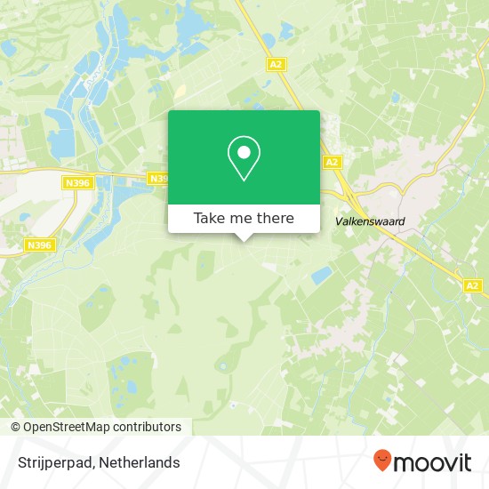 Strijperpad, Strijperpad, 5595 Leende, Nederland kaart