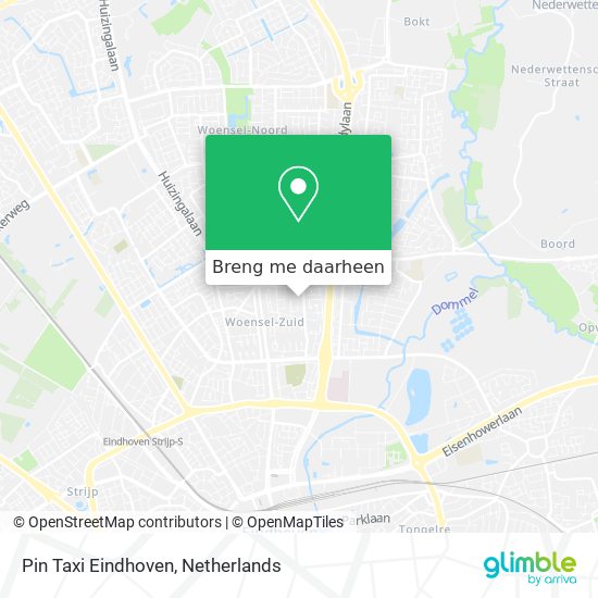 Pin Taxi Eindhoven kaart