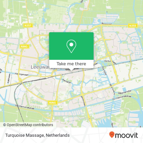 Turquoise Massage, Gysbert Japicxstraat 52 kaart