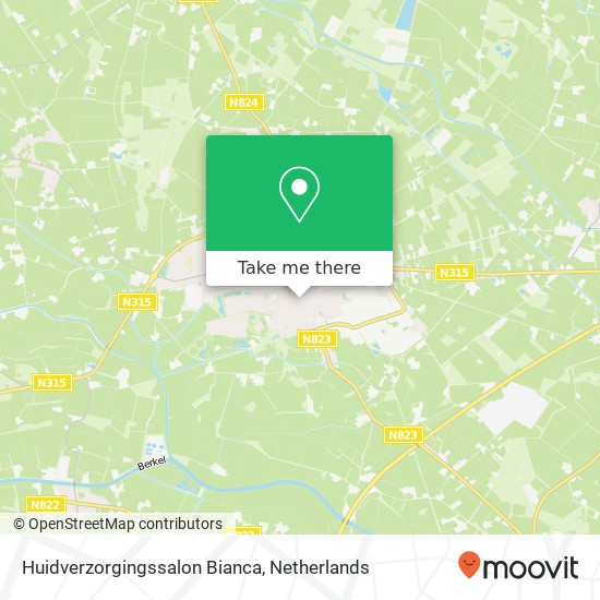 Huidverzorgingssalon Bianca, Nieuwstraat 22 kaart