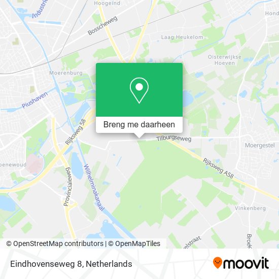 Eindhovenseweg 8 kaart