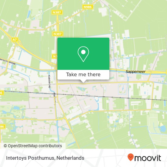 Intertoys Posthumus, Hoofdstraat 223 kaart