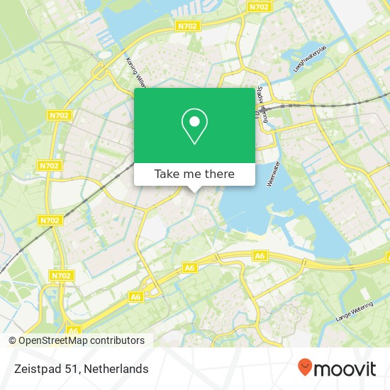Zeistpad 51, 1324 NB Almere-Stad kaart