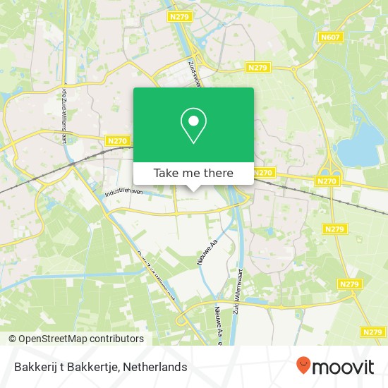 Bakkerij t Bakkertje, Buitendijk 8 kaart