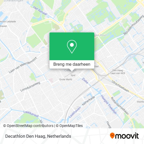 Decathlon Den Haag kaart