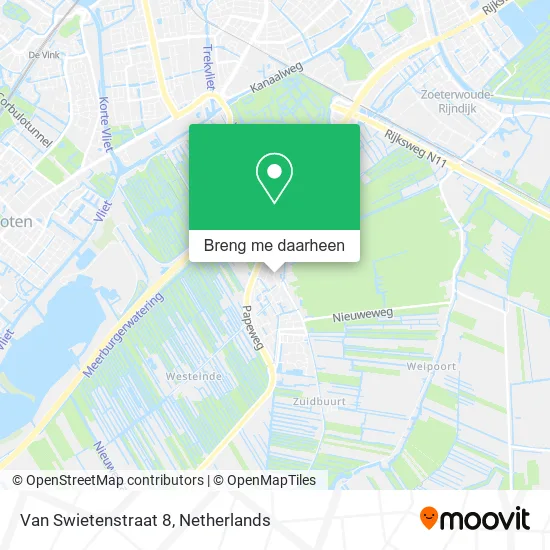 Van Swietenstraat 8 kaart