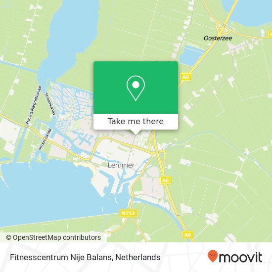 Fitnesscentrum Nije Balans, Straatweg 52B kaart