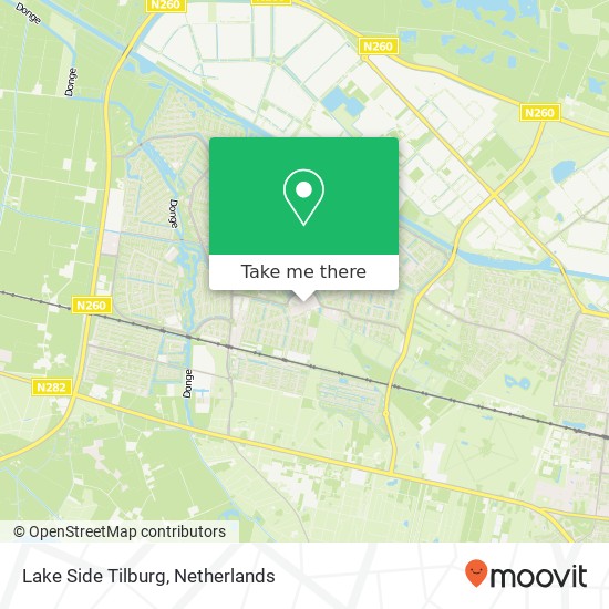 Lake Side Tilburg, Heyhoefpromenade 33 kaart