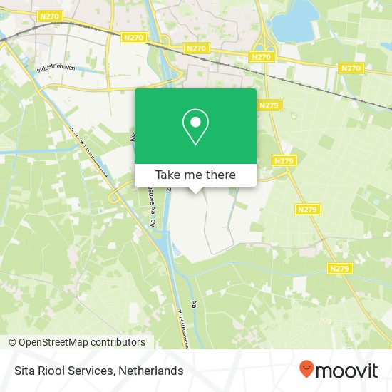 Sita Riool Services, Gerstdijk 1 kaart