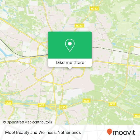 Moo! Beauty and Wellness, Brinkstraat 87 kaart