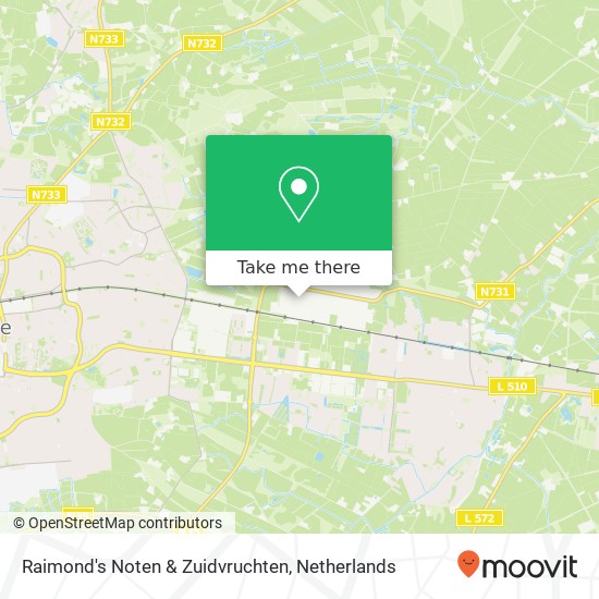 Raimond's Noten & Zuidvruchten, Twenteweg 14 kaart