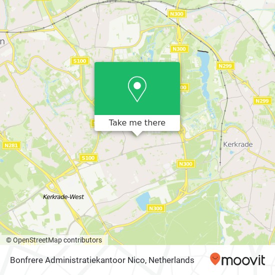 Bonfrere Administratiekantoor Nico, Singelweg 58 kaart