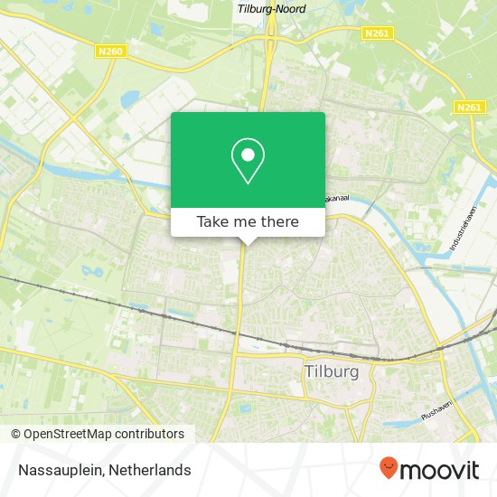 Nassauplein, Nassauplein, 5046 PA Tilburg, Nederland kaart