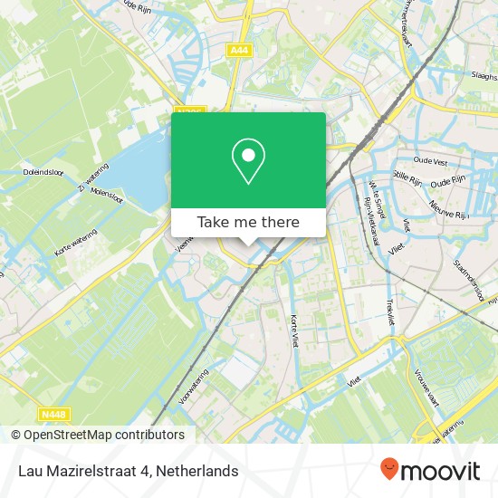 Lau Mazirelstraat 4, 2331 CM Leiden kaart