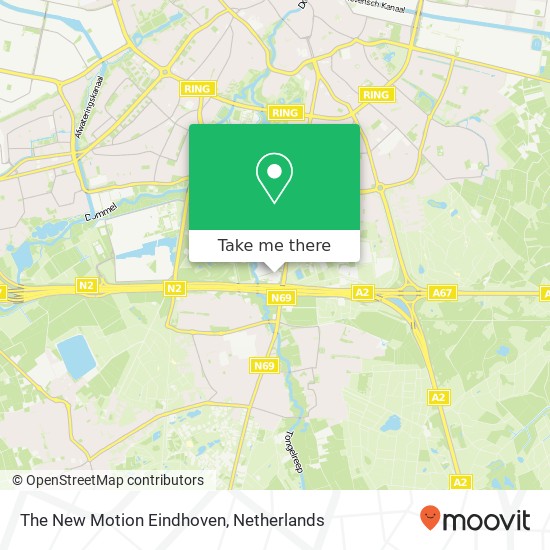 The New Motion Eindhoven kaart