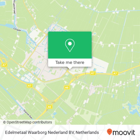 Edelmetaal Waarborg Nederland BV, Polderboskdyk 13A kaart
