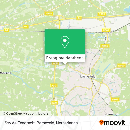 Ssv de Eendracht Barneveld kaart