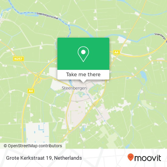 Grote Kerkstraat 19, Grote Kerkstraat 19, 4651 BA Steenbergen, Nederland kaart