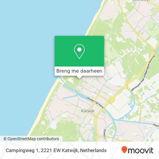 Campingweg 1, 2221 EW Katwijk kaart