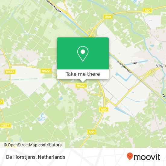 De Horstjens, De Horstjens, 5466 Veghel, Nederland kaart