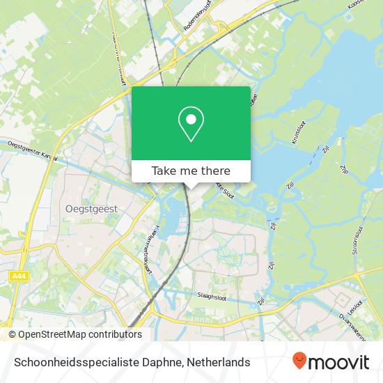 Schoonheidsspecialiste Daphne, Veerpolder 6 kaart