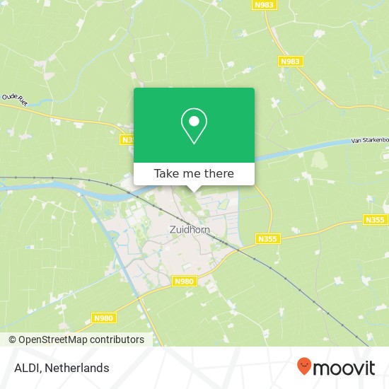 ALDI, Rijksstraatweg kaart