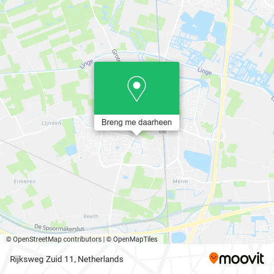 Rijksweg Zuid 11 kaart