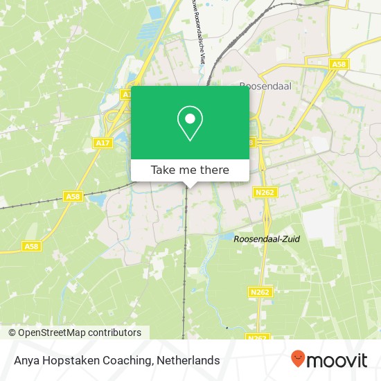 Anya Hopstaken Coaching, Bandeliersberg 236 kaart