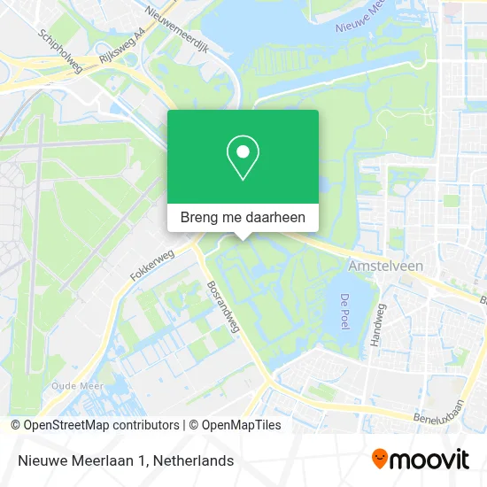 Nieuwe Meerlaan 1 kaart
