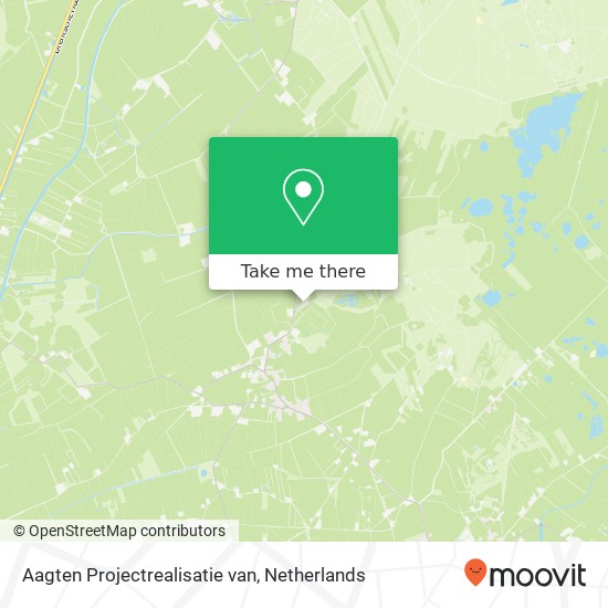 Aagten Projectrealisatie van, Oude Dwingelerdijk 2 kaart