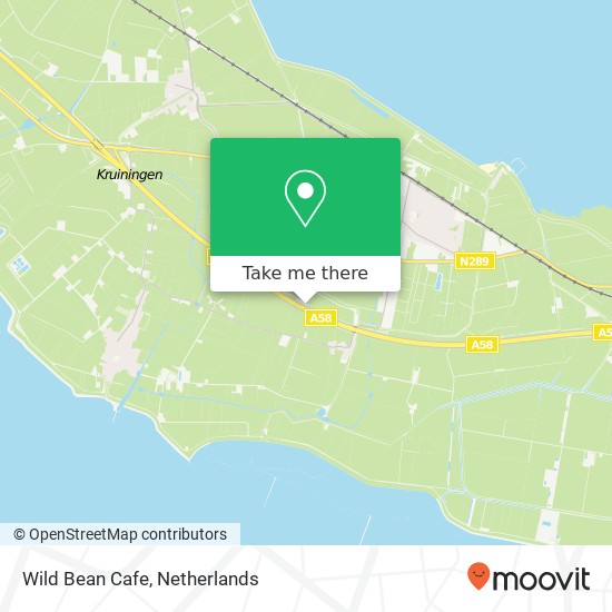 Wild Bean Cafe, Rijksweg A58 (Noordzijde) kaart