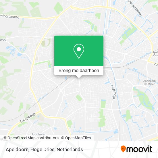 Apeldoorn, Hoge Dries kaart